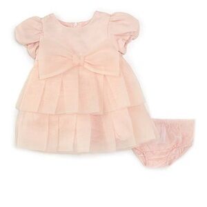Bonnie Jean Baby Girls Sleeveless Organza Fit & Flare Dress